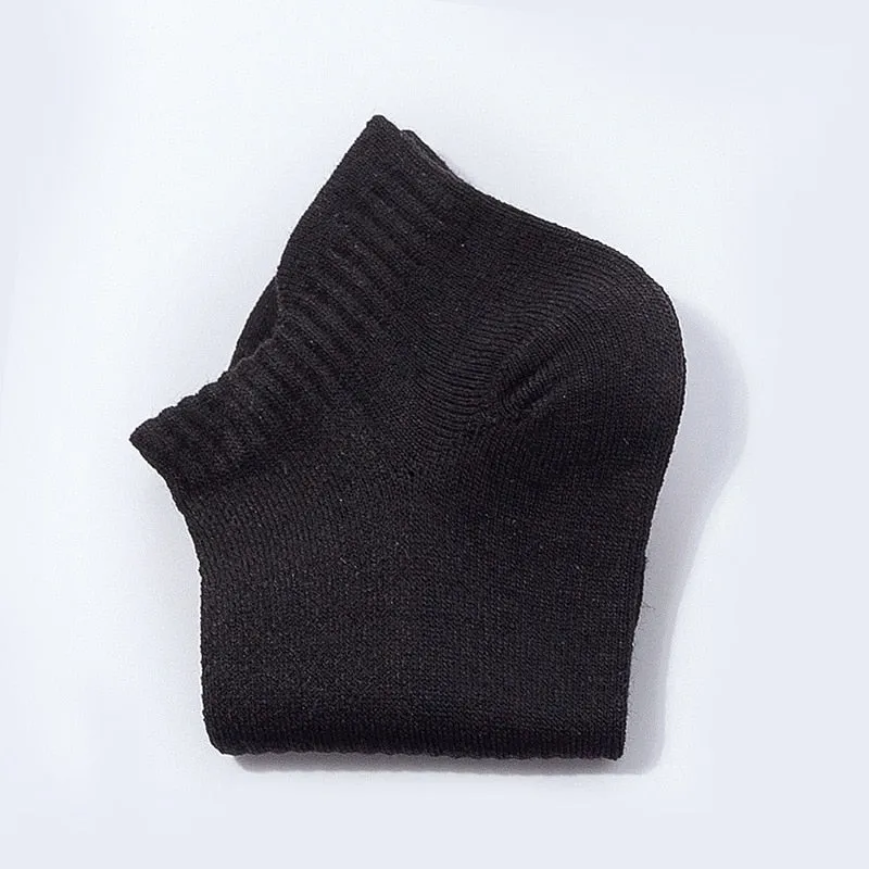 1 Pair Of Men Socks Solid Color Sports Boat Socks Spring And Summer