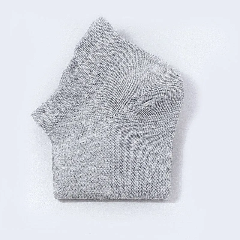1 Pair Of Men Socks Solid Color Sports Boat Socks Spring And Summer