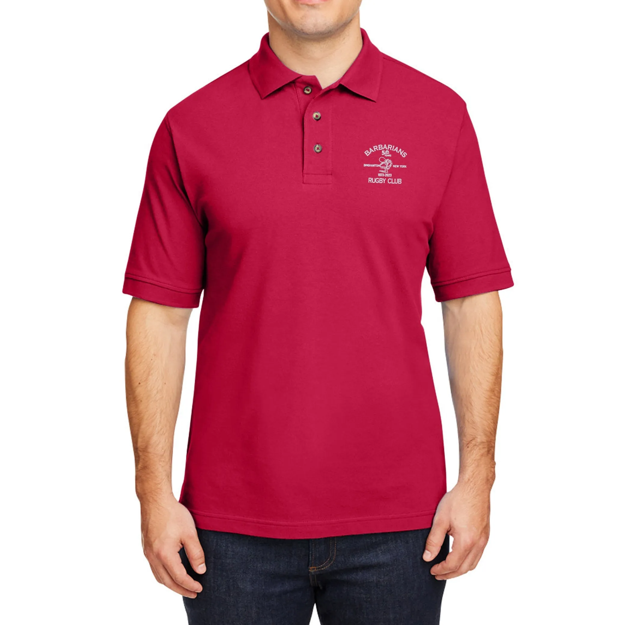 Binghamton Barbarians Cotton Polo