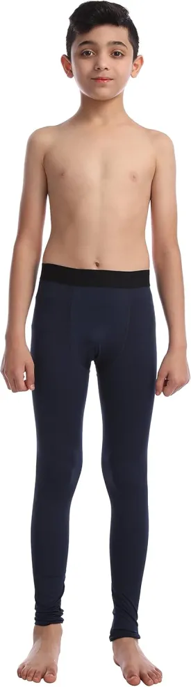 Boys Compression Pants Base Layers Soccer Hockey Tights Athletic Leggings Thermal for Kids