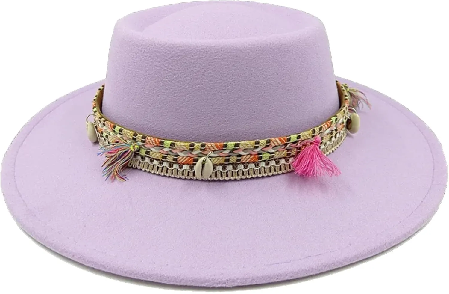 Classic Wholesale Fedora Hat Top Women's Men's White Flat Top Fedora Hat