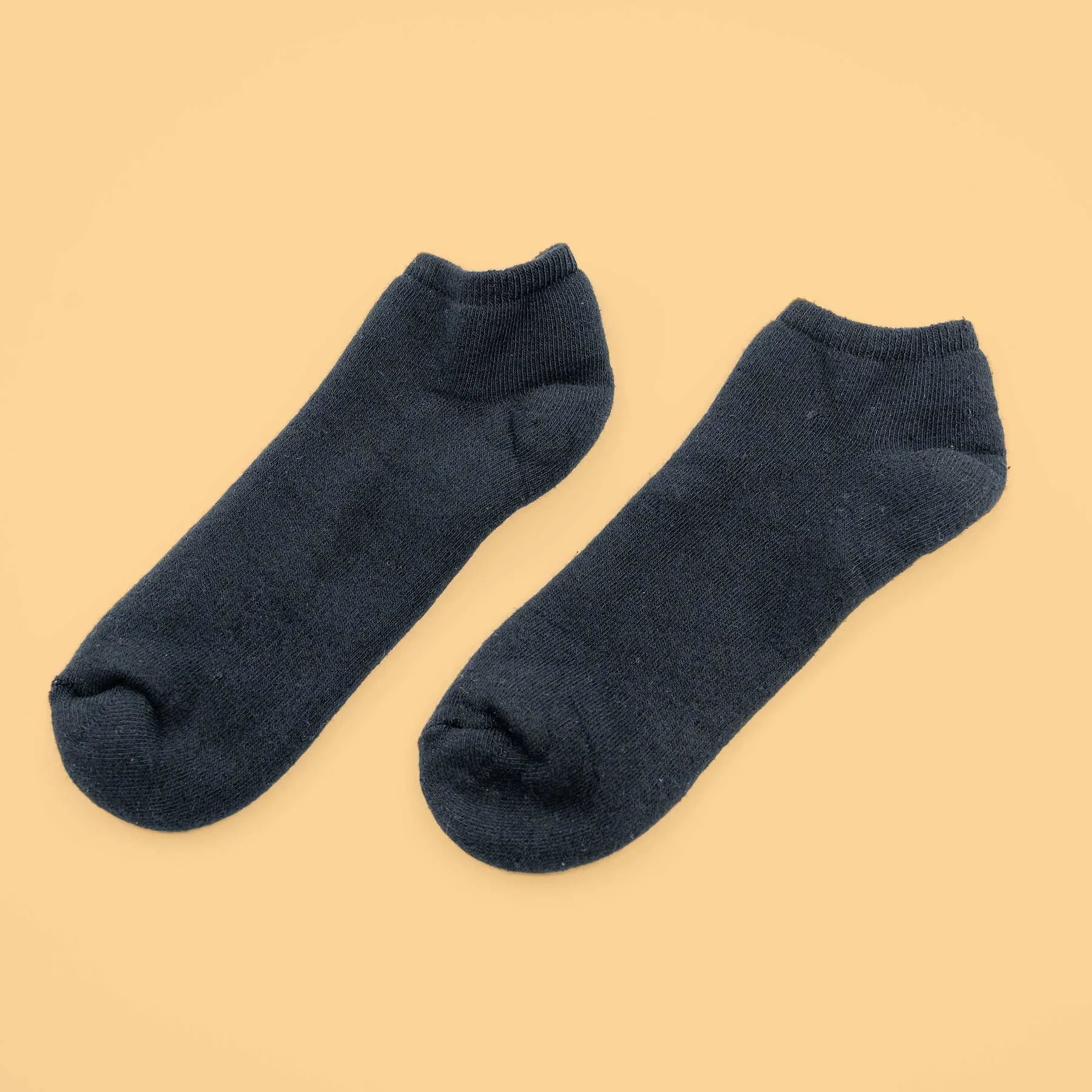 3-Pack Cypress Point Organic Cotton Golf Socks - No-Show, Anklet Footie Style