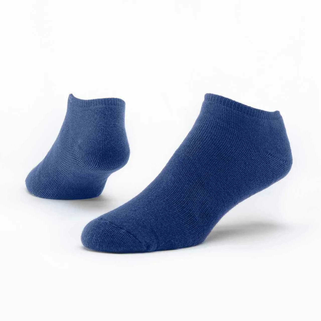 3-Pack Cypress Point Organic Cotton Golf Socks - No-Show, Anklet Footie Style