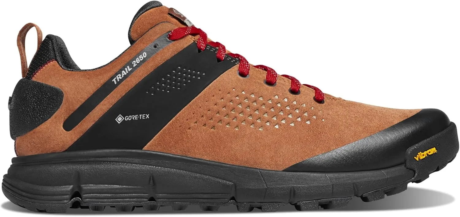 Danner Trail 2650 3 Waterproof Hiking Shoes for Men - Durable Leather & Textile Upper with Breathable Gore-Tex Lining and Vibram Traction Outsole