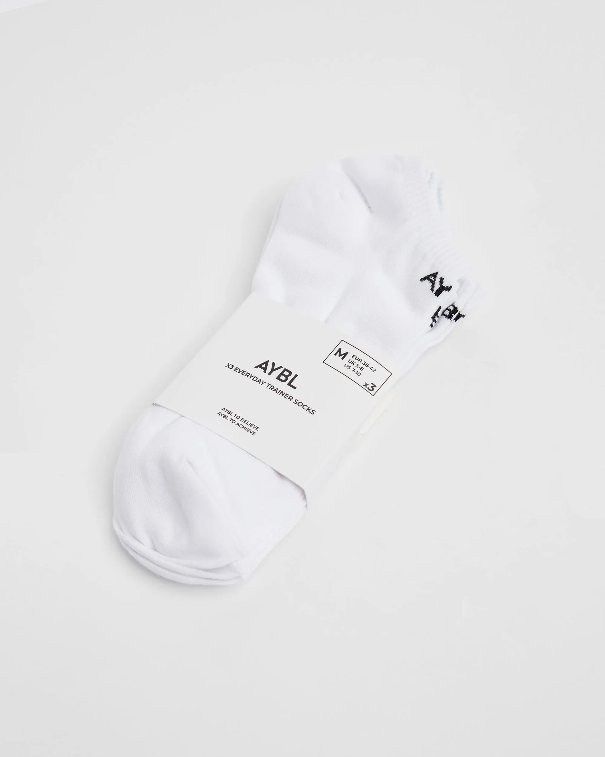 Everyday Trainer Socks (3 Pack) - White