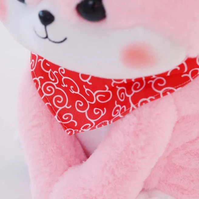 Friendly Kawaii Blushing Shiba Squad Plushies Stuffed Animals Collection