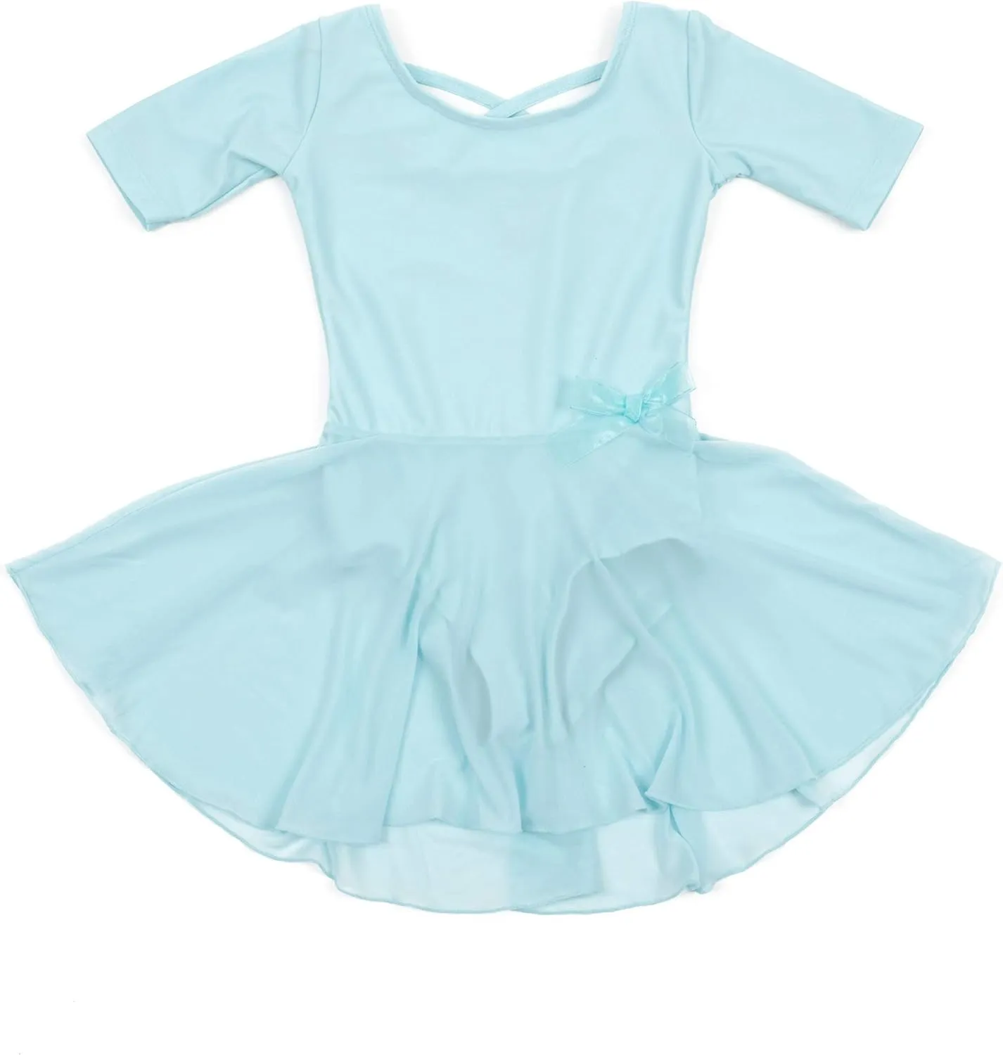 Leveret Kids Girls Skirt Leotard Long Sleeve Size Toddler-X-Large (2-14 Years) Variety of Colors