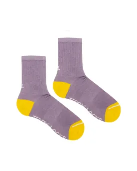 Lilac Ribbed Crew