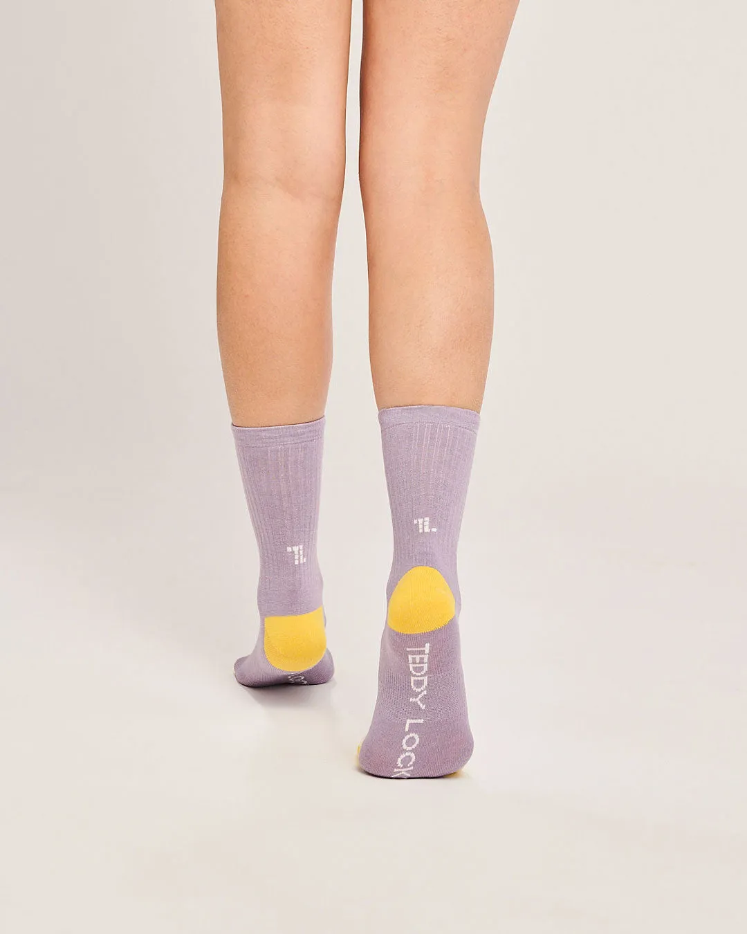 Lilac Ribbed Crew