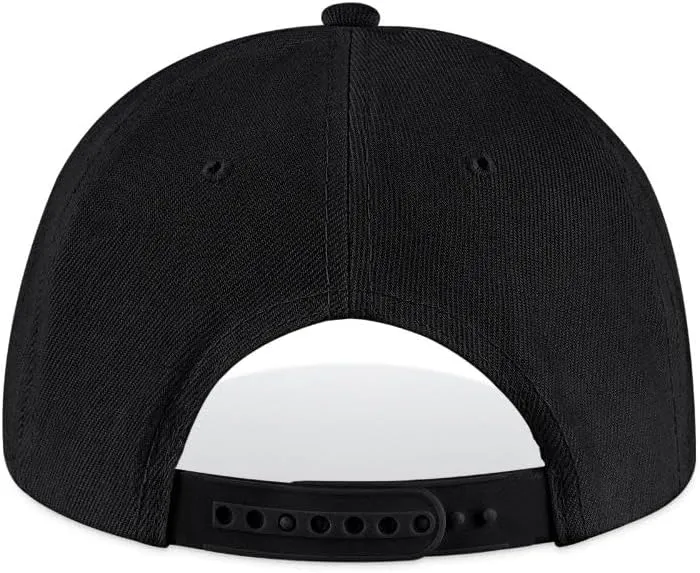 Long Flat Brim Snapback Hat for Unisex Adult Soft Outdoor Plain Baseball Cap Womens Mens Adjustable Golf Tennis Sun Hat