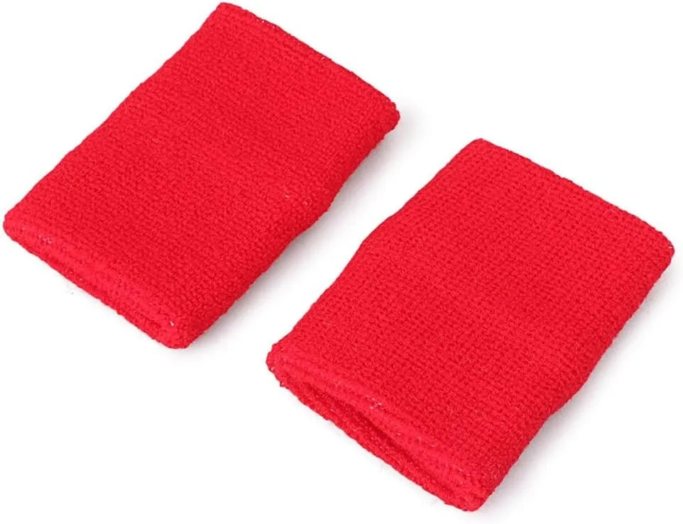 Mallofusa 10 Pack Colorful Sports Basketball Football Absorbent Wristband Party Outdoor Activity