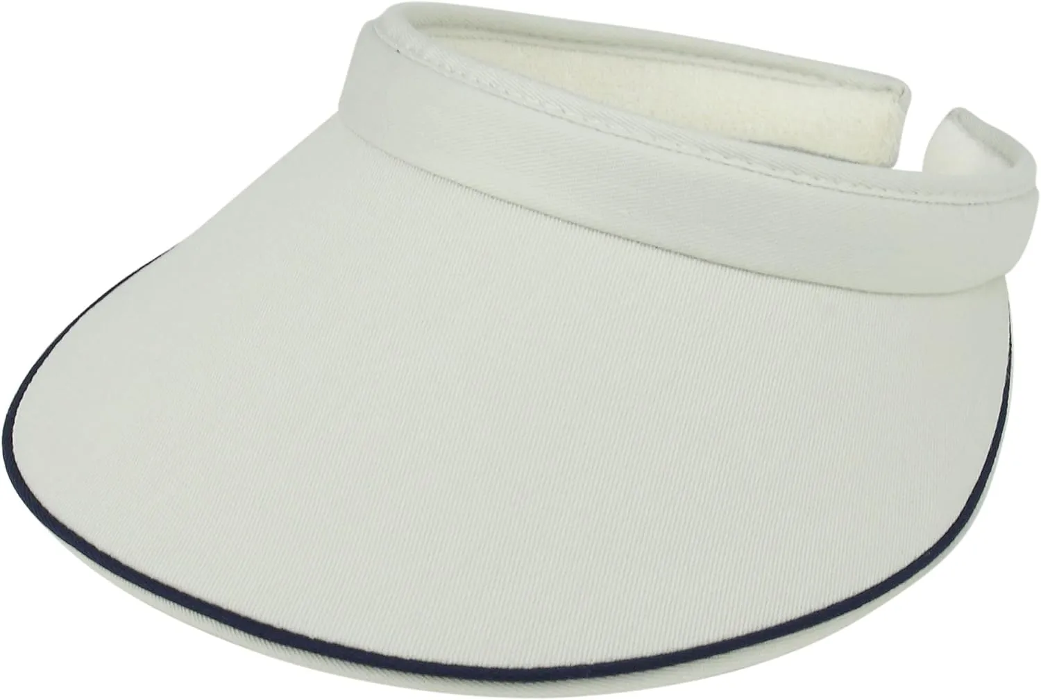 MG Women's Cotton Twill Clip-On Visor-4115