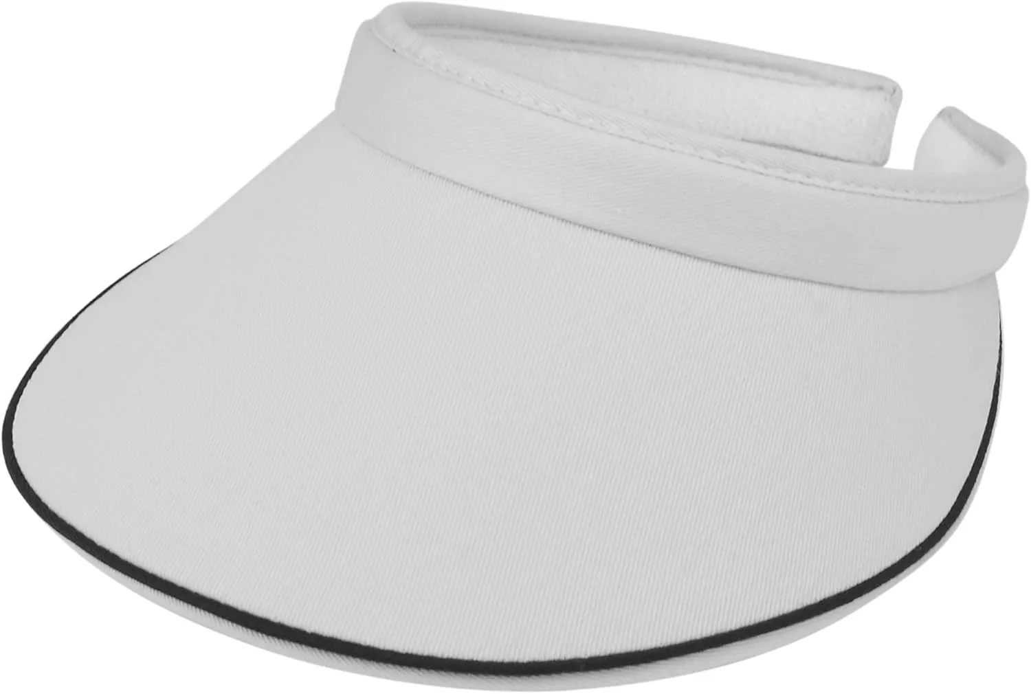 MG Women's Cotton Twill Clip-On Visor-4115