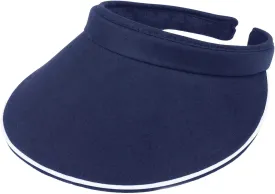 MG Women's Cotton Twill Clip-On Visor-4115