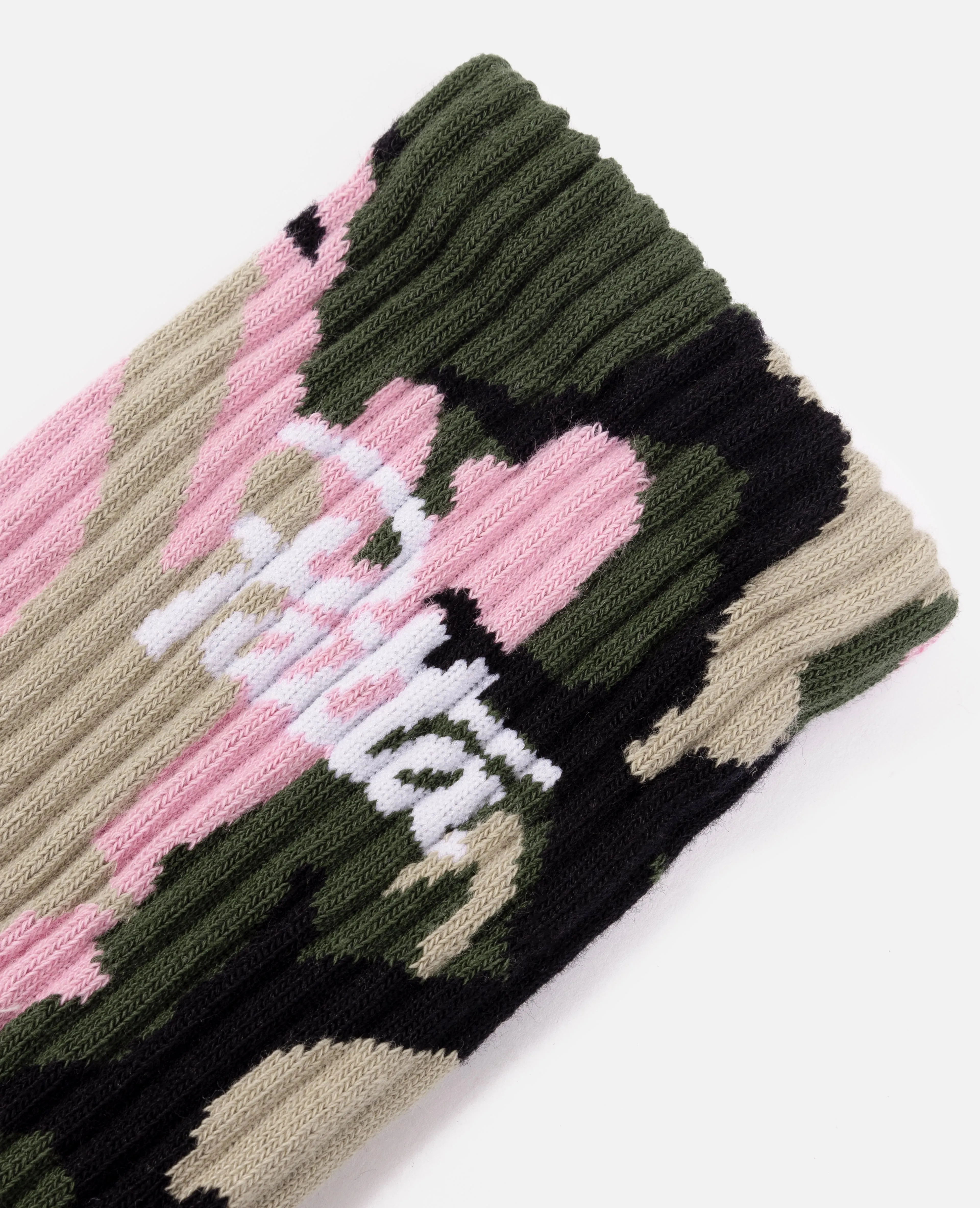 Multi-Colored Patta Woodland Camo Pattern Socks