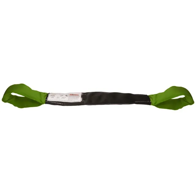 Polyester Round Eye & Eye Lifting Sling - 4' (Green)