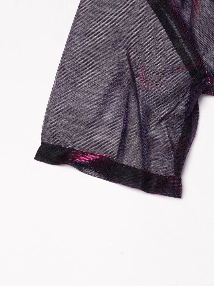 Pre Order:  Sheer Gradient Loose Fit Shirt