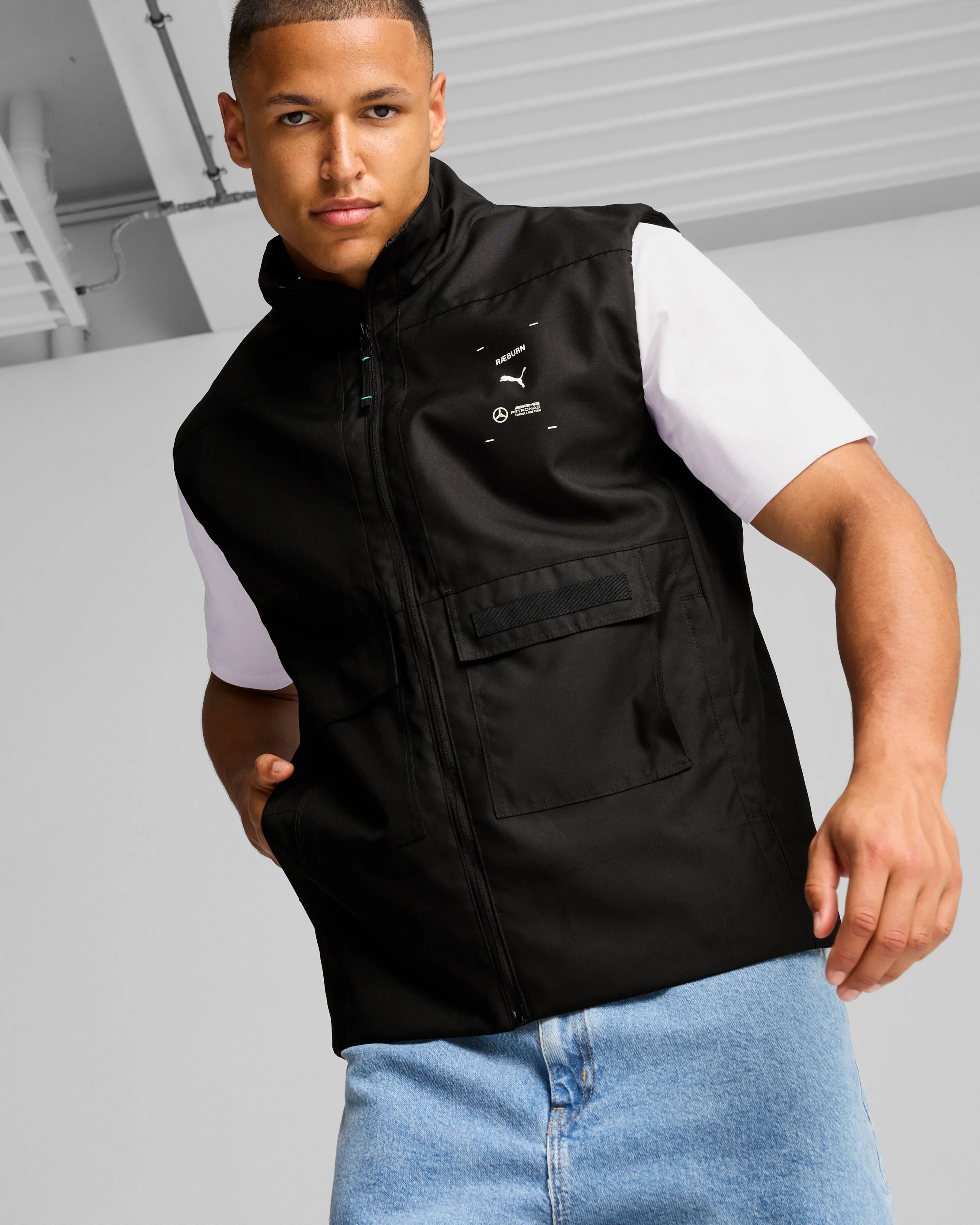 Raeburn x Mercedes-AMG F1 x Puma Vest Black