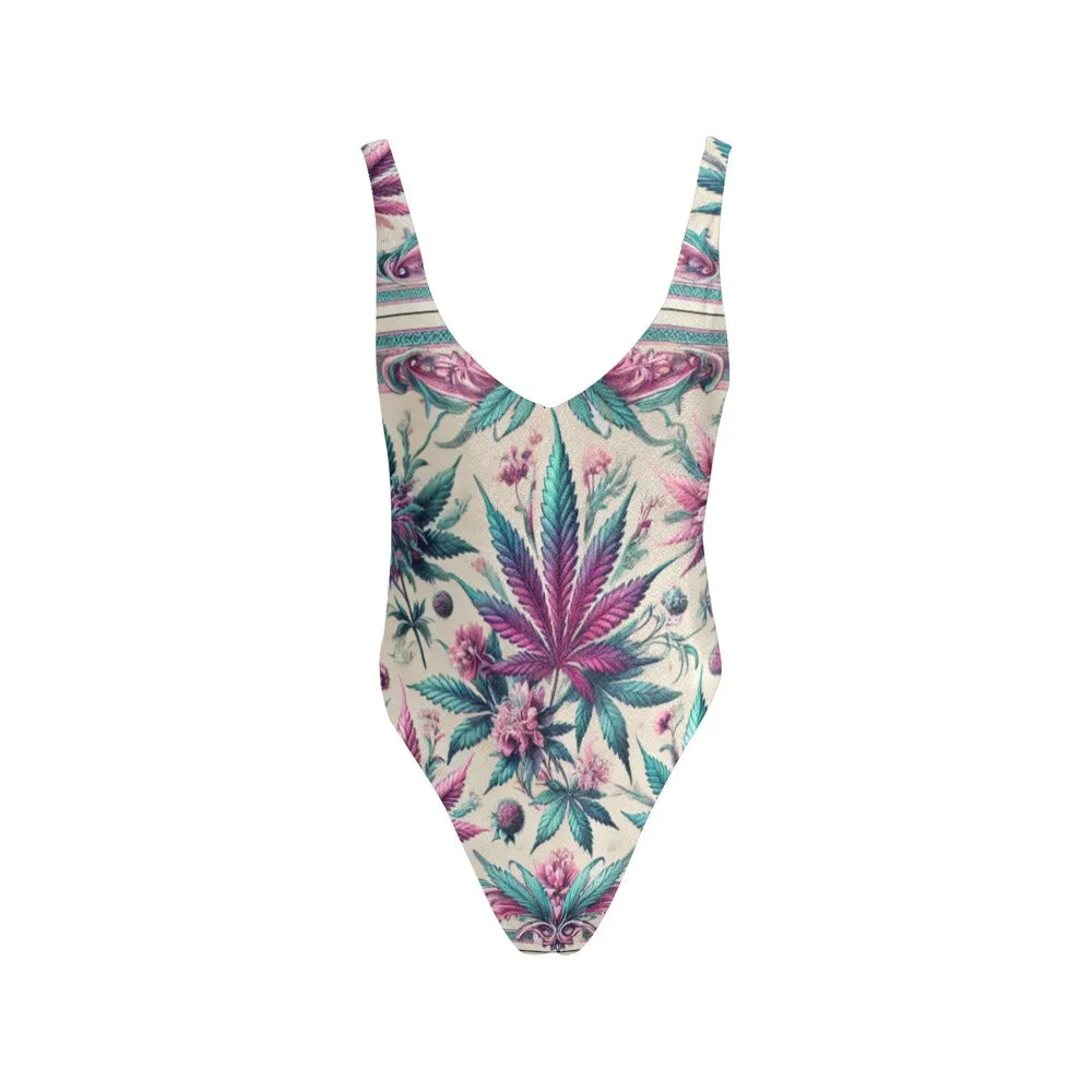 Roller Queen Deep V Swimsuit