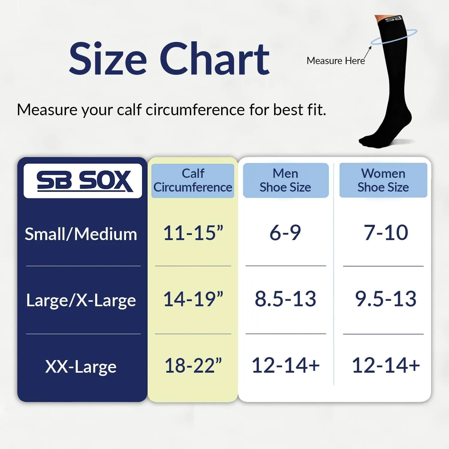 SB SOX 3-Pair Compression Socks for Women & Men (15-20mmHg)  Womens Compression Socks All Day Wear!