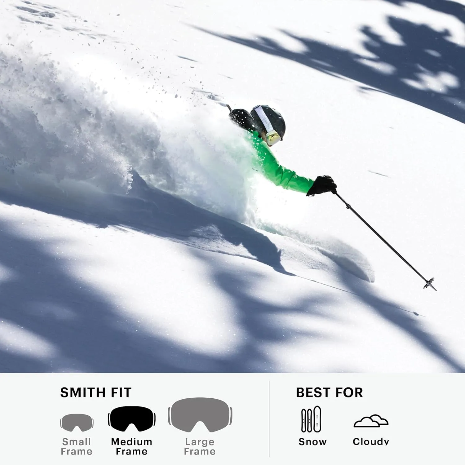 SMITH Blazer Goggles with Carbonic-x Lens  Performance Snowsports Goggles for Skiing & Snowboarding  For Men & Women