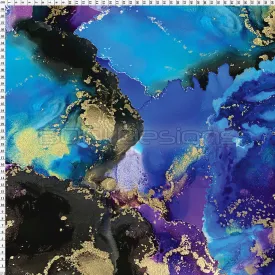 Spandex Ink Space Purple