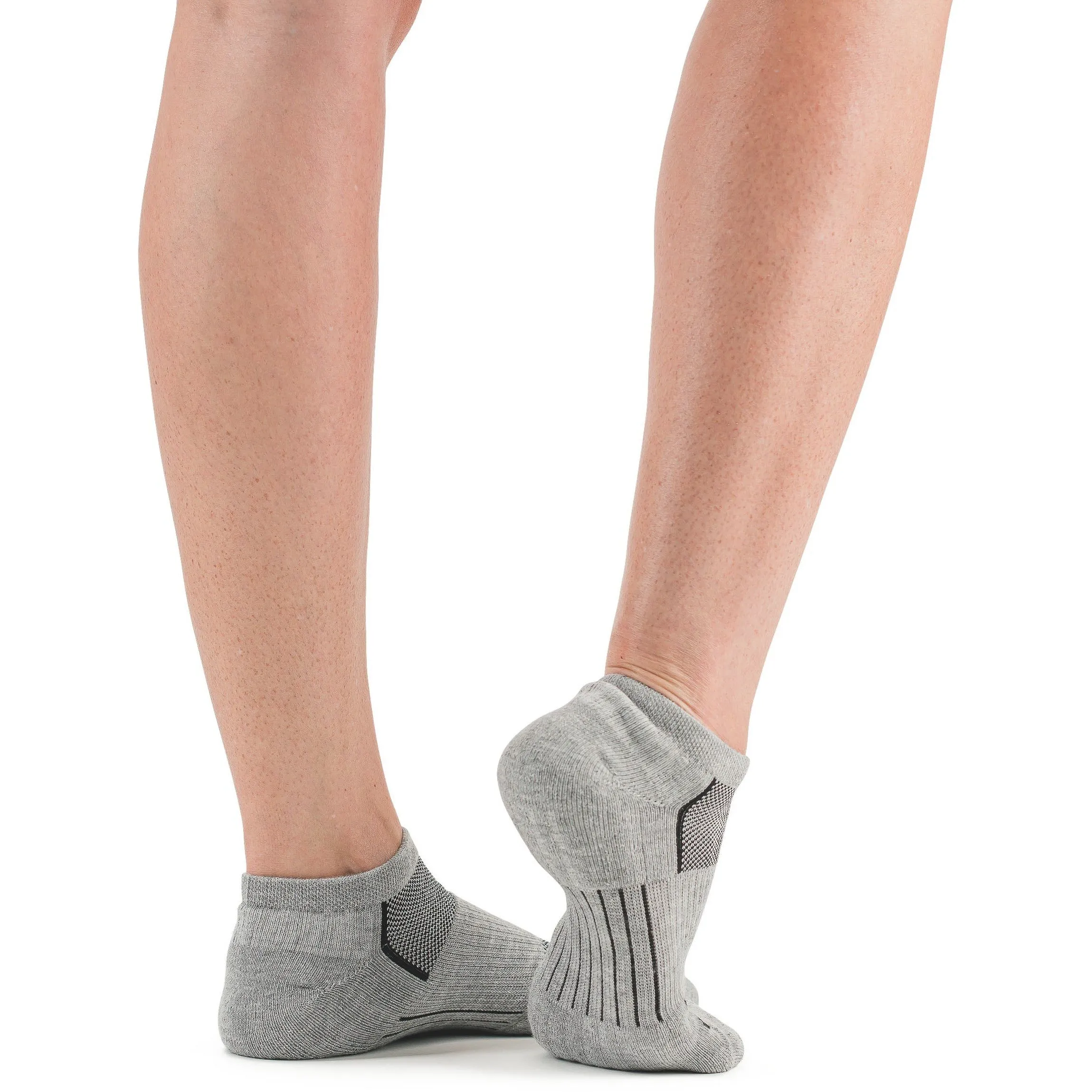 Cushioned No Show Socks by Stego StrideTec - High Comfort and Optimal Performance