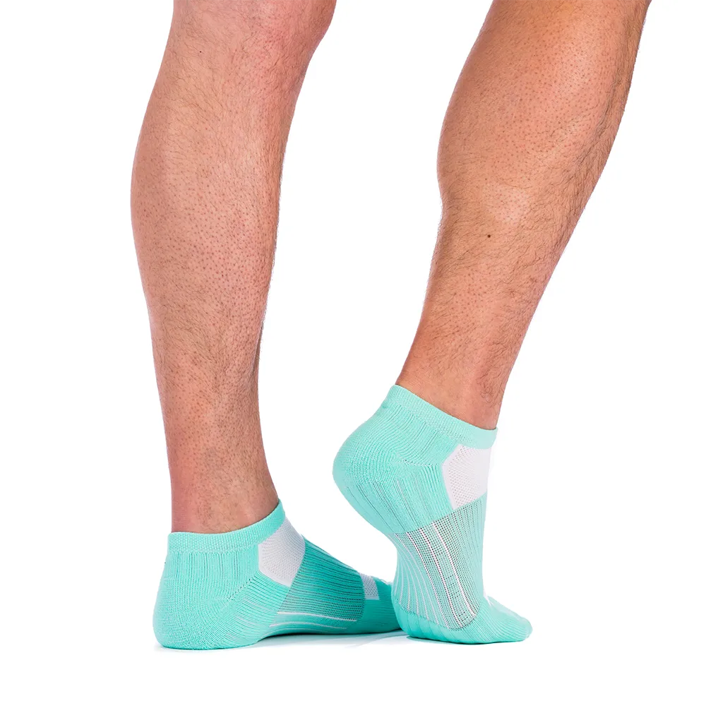 Cushioned No Show Socks by Stego StrideTec - High Comfort and Optimal Performance