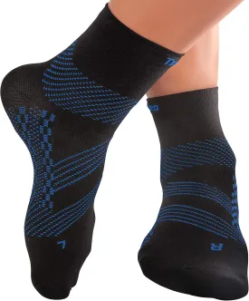TechWare Pro Plantar Fasciitis Socks - Ankle Compression Socks for Women & Men. Achilles Tendonitis Brace & Foot Arch Support