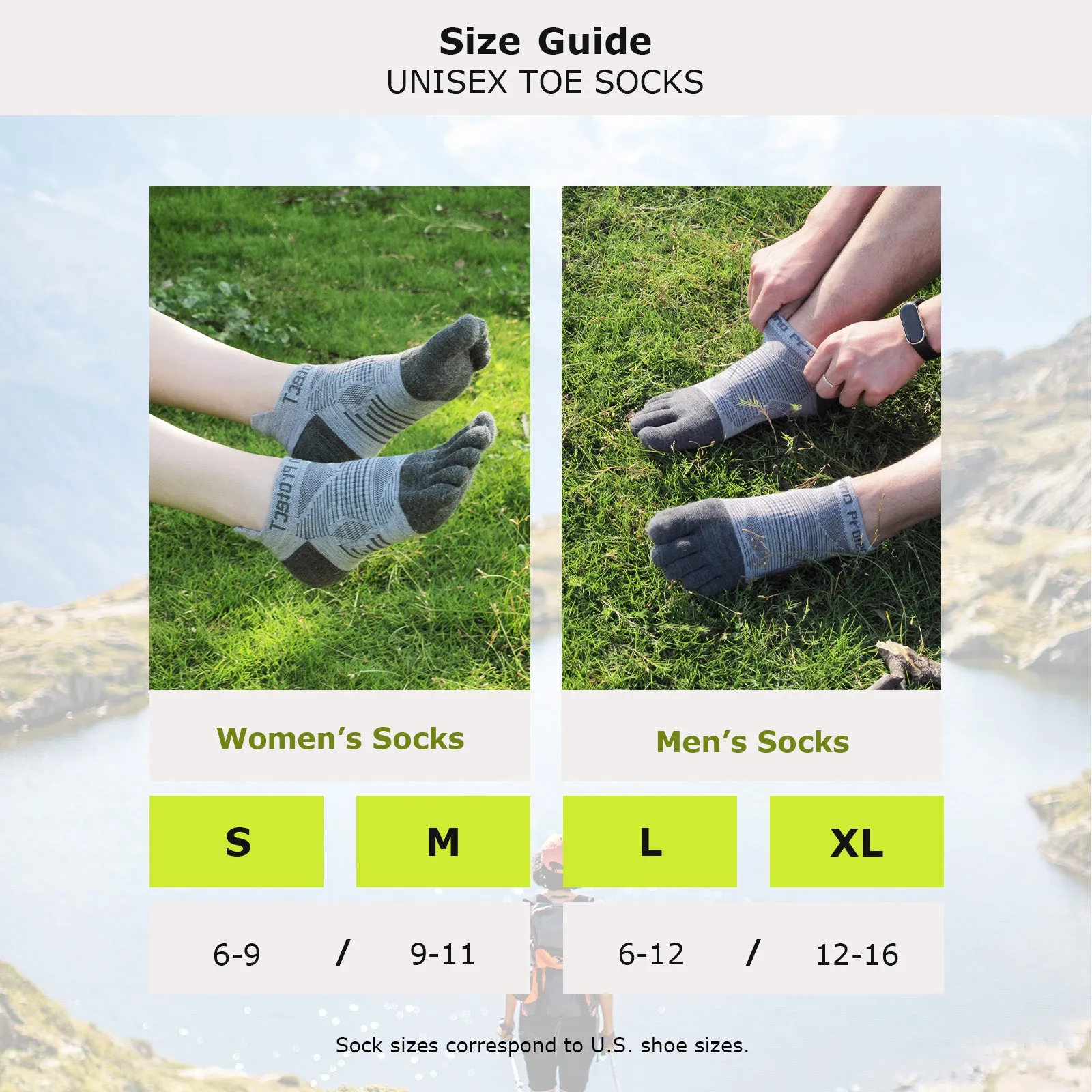 Unisex Merino Hike Light Low Cut Toe Socks Charcoal - 3 Pairs