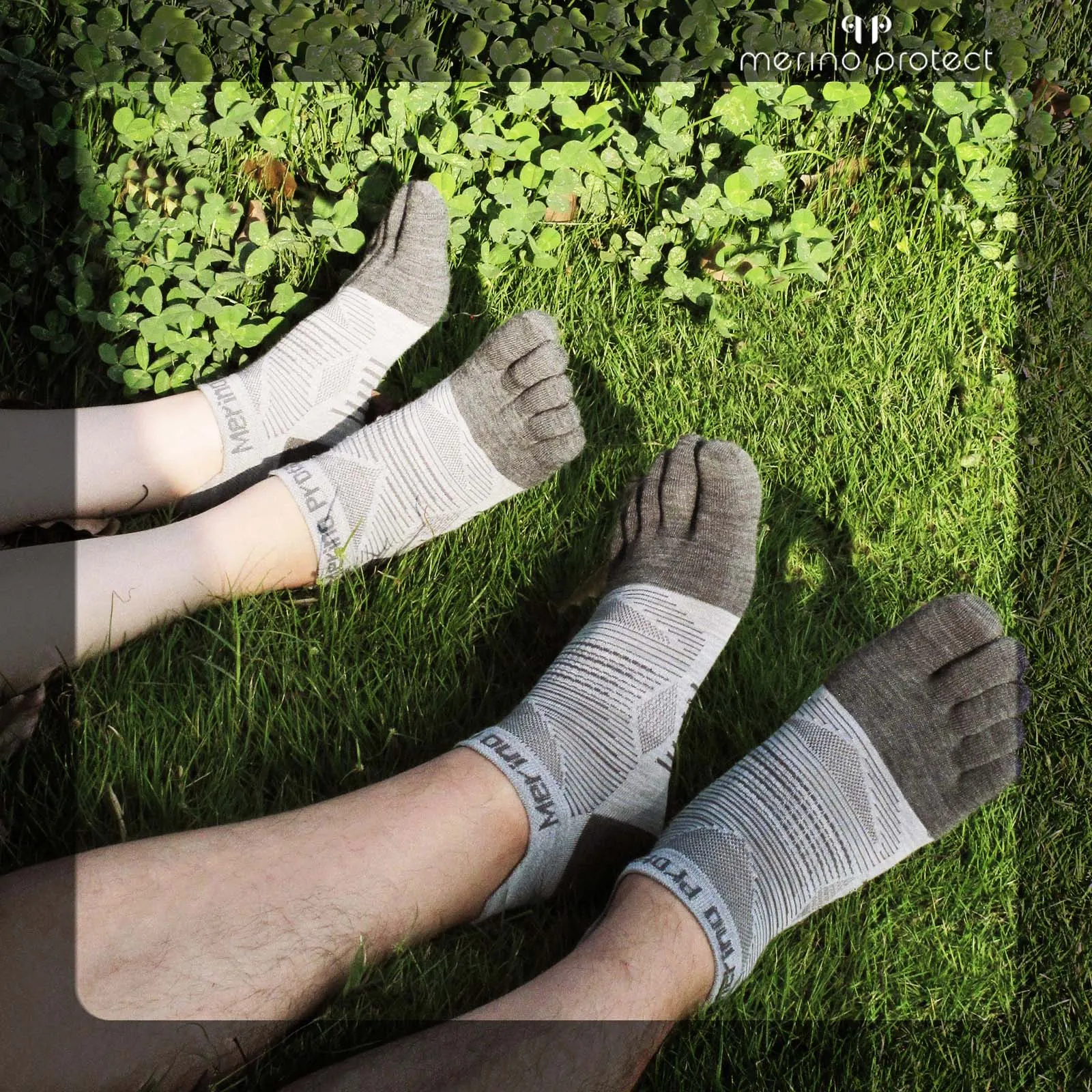 Unisex Merino Hike Light Low Cut Toe Socks Charcoal - 3 Pairs
