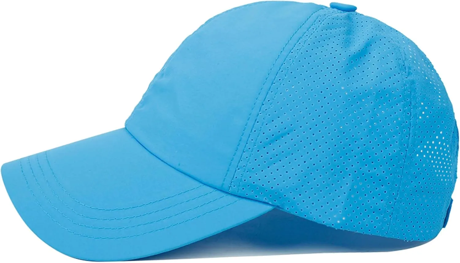 UTTPLL Womens Ponytail Baseball Cap Adjustable Ponycap Trucker Hats Summer Mesh Outdoor Sports Criss Cross Caps Dad Hat