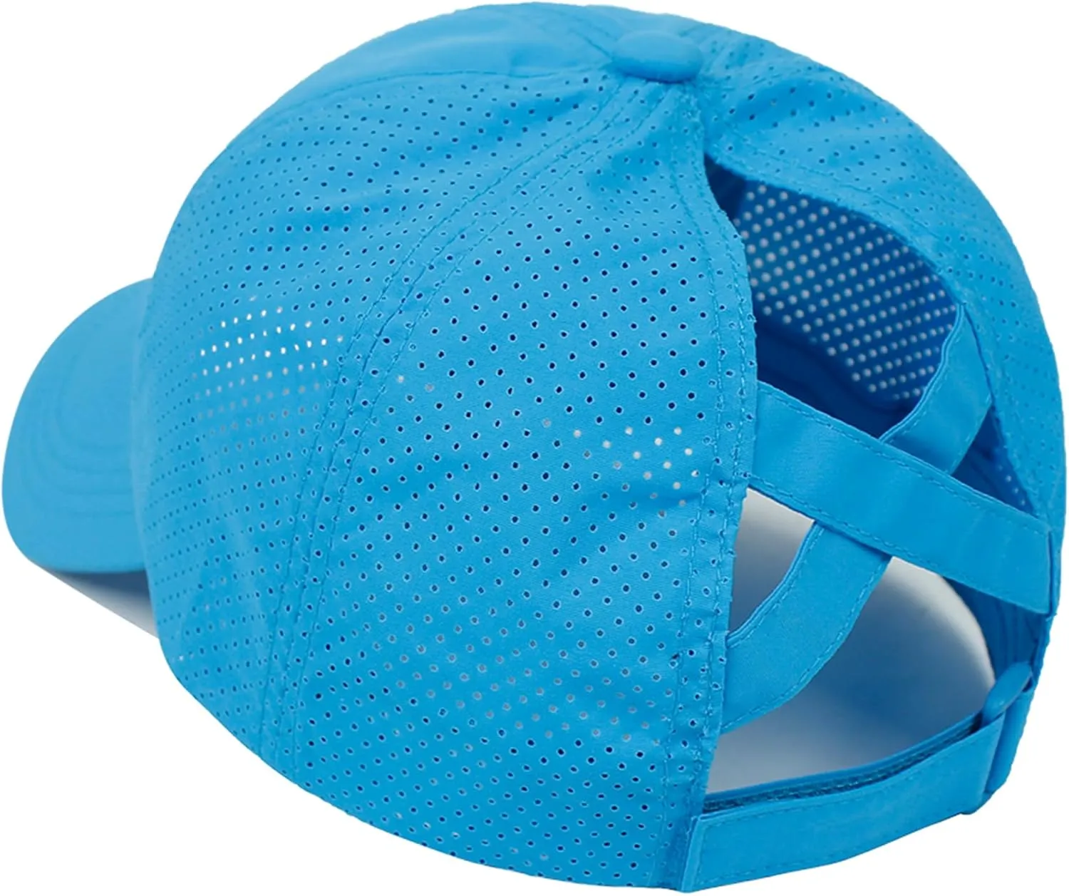 UTTPLL Womens Ponytail Baseball Cap Adjustable Ponycap Trucker Hats Summer Mesh Outdoor Sports Criss Cross Caps Dad Hat