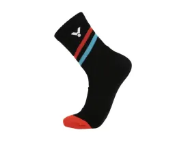 Victor Unisex Crown Collection Crew Socks SK-CC101C [Black]
