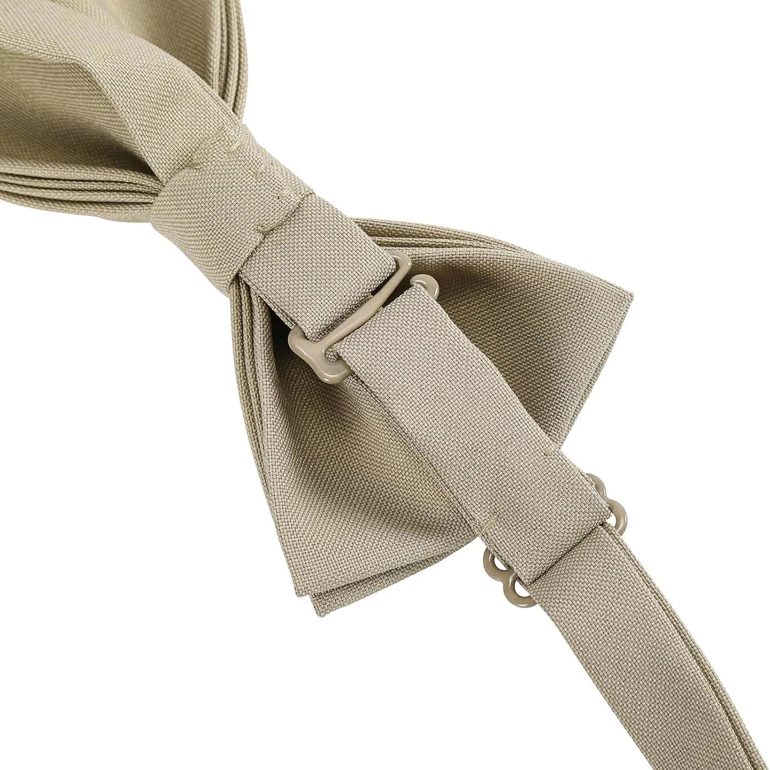 WELROG Classic Pre-Tied Bow Tie for Children & Adults Solid Color Adjustable Bowtie