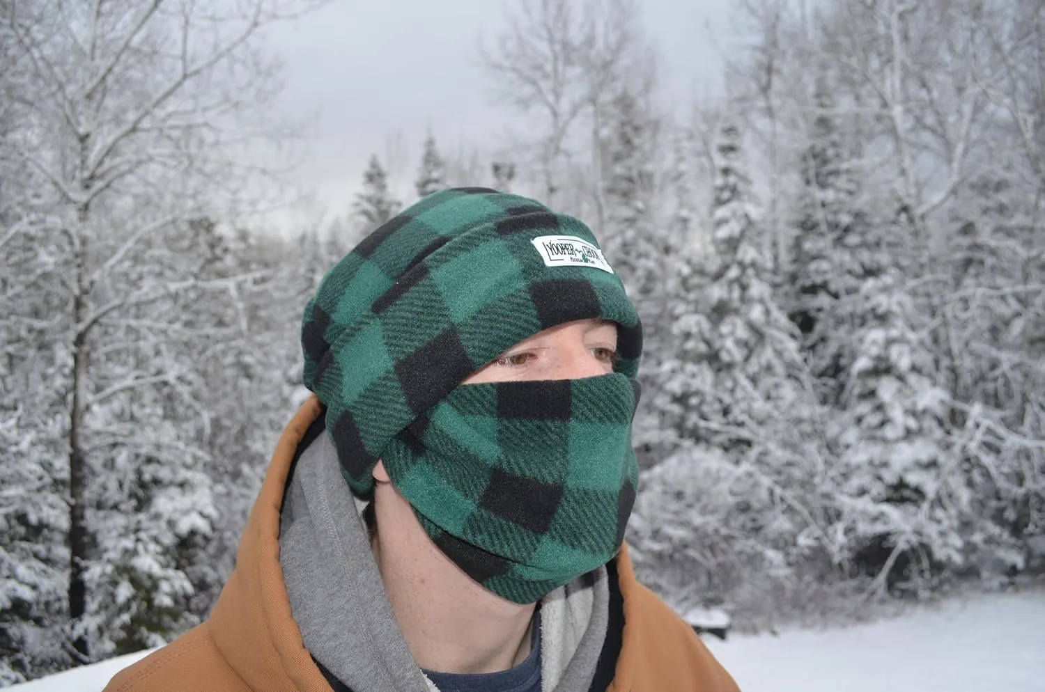 Winter Hat, Built-in Face Mask, Superior Warmth
