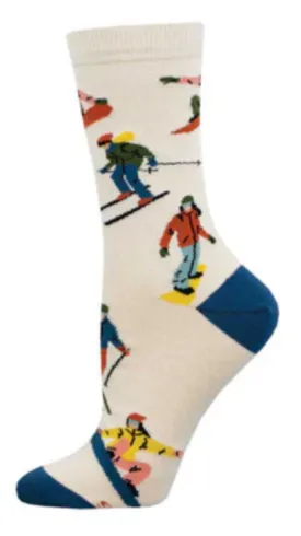 Women's Bamboo Snow Day Crew Sock