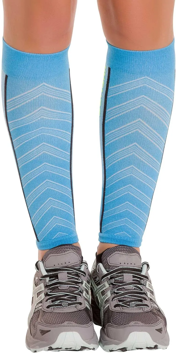 Zensah Featherweight Compression Leg Sleeves - Relieve Shin Splints, Calf Strains